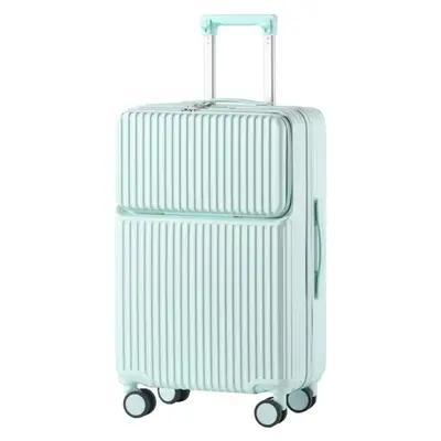 Half-Open Business Travel Suitcase with Combination Lock and 360° Wheels - 7