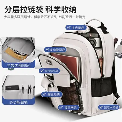 Middle and High School Student Backpack, Spacious, Lightweight, Everyday Use - 4