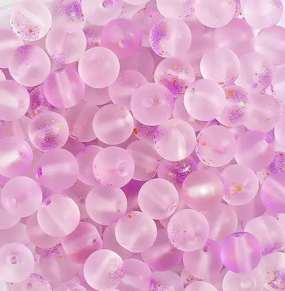 Glass Imitation Jade Round Beads for Handmade DIY Bracelets and Necklaces - 13
