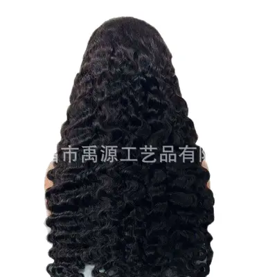 缅甸曲Burmese virgin hair假发头套  可染色源头工厂 许昌假发