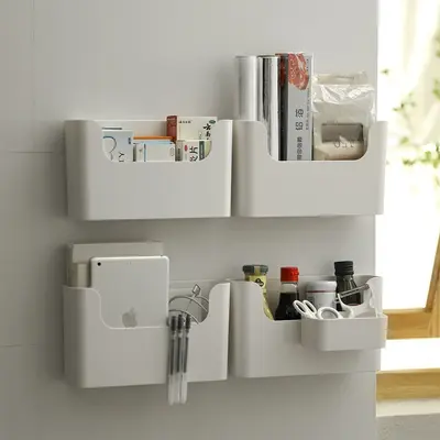 Kitchen cabinet door organizer, cling film holder, no-drill installation - 3