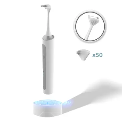 Electric Water Flosser with Wireless Charging, Multifunctional, Stain Removal - 7