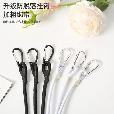 Open Carabiner Elastic Rope for Camping and Trunk Tie-Down