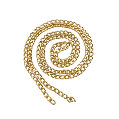 Lightweight Chain Gold Ball Chain Non-Fading Aluminum Oxide Chain Bag Clothing Decoration Abrasive Small Chain