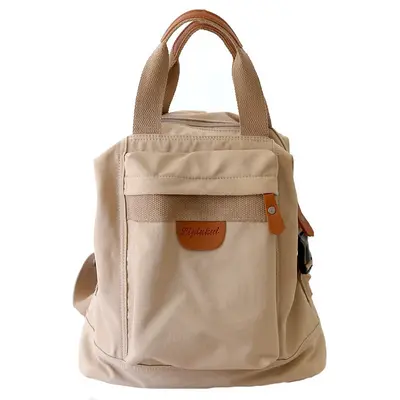Retro Canvas Women's Backpack, Casual Schoolbag, Japanese Style - 6