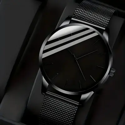 Men's quartz watch alloy youth student style