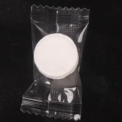 Disposable Compressed Face Cleansing Towel, 100% Cotton, Individually Packed