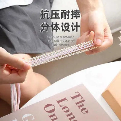 Phone cable protection rope with anti-break wrapping