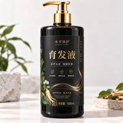 Heshouwu-Ginseng-Serum gegen Haarausfall, Kopfhaut-Pflegeessenz - 8