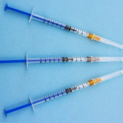 Plastic Syringe with Needle Tube for Pet Injection