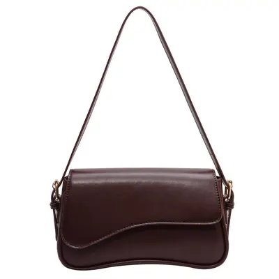 Women's Flip-Cover Magnetic Snap Single-Shoulder Bag, Crossbody Strap - 5