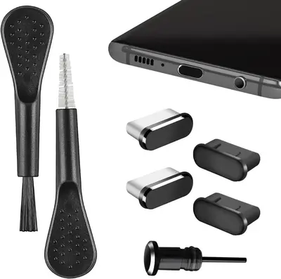 USB-C toz fişi seti 4 adet, temizleyici