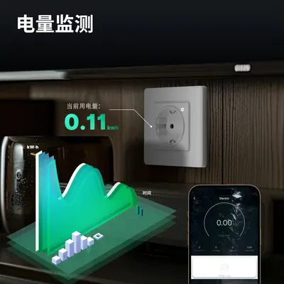 Tuya akıllı ev zigbee2mqtt akıllı priz uygulaması uzaktan zamanlama güç izleme 16A priz - 5