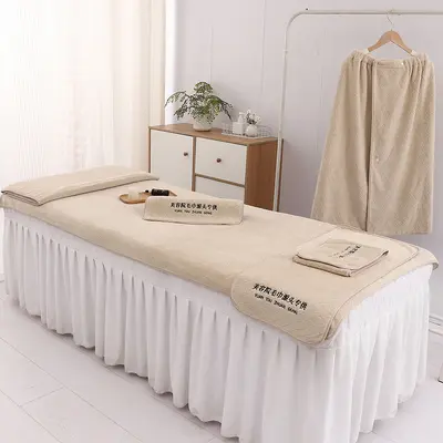 Schönheitssalon-Handtuch-Set weich saugfähig mit bedruckbarem Logo