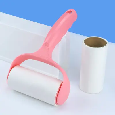Tear-off lint roller, removes static dust