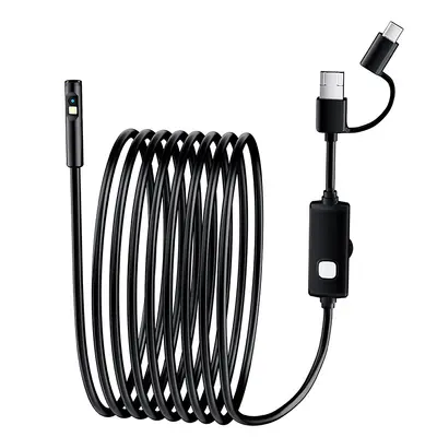 Industrial endoscope phone direct three-in-one dual lens pipeline maintenance camera probe inspection tube endoscope adapter - 5