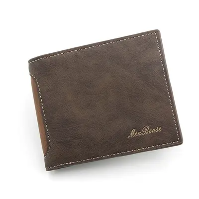 Short Men's Wallet with Multiple Card Slots - 7