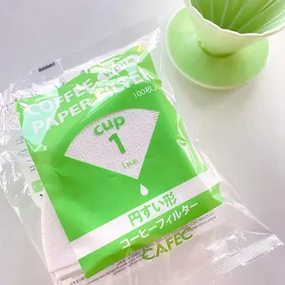 Original Conical Coffee Filter Paper, Food-Grade ECaC, Sanyo AF MV6 Pour-Over Filter