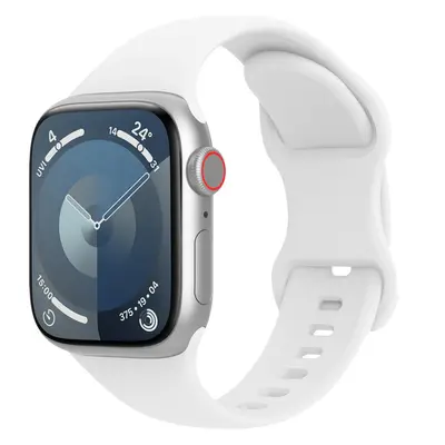 Силиконовый ремешок для Apple Watch с застежкой-бабочкой, совместимый с Apple Watch 10, с застежкой в виде восьмёрки, оптом, в наличии - 7