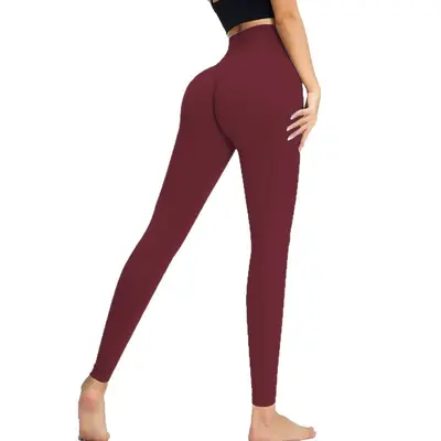 Dikişsiz yoga pantolonu 9/10 karın kontrolü yüksek bel - 6