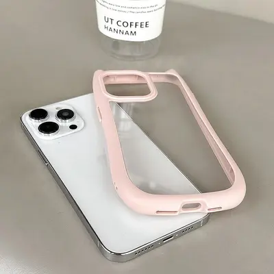 Cute 3D cat ear case for iPhone 16 Pro Max, XS