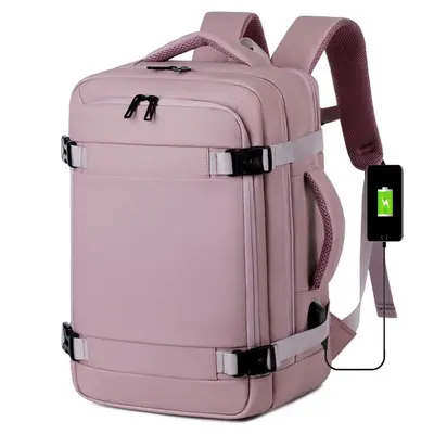 Expandable Business Backpack, Water-Resistant Laptop Bag with Air Cushion Straps - 6
