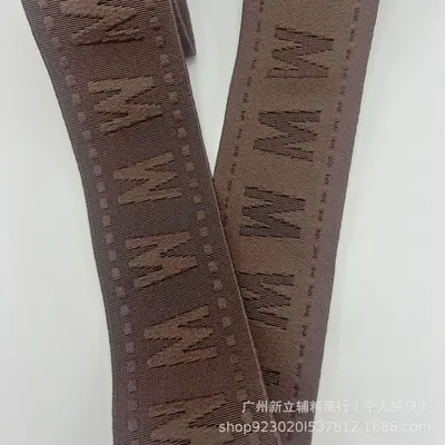W Letter Floral Elastic Rubber Band for Shoes and Waistbands, High Elasticity - 3