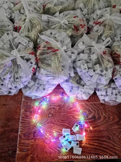 LED peri ışık dizisi, üç kademeli dimmer, bakır telli - 9