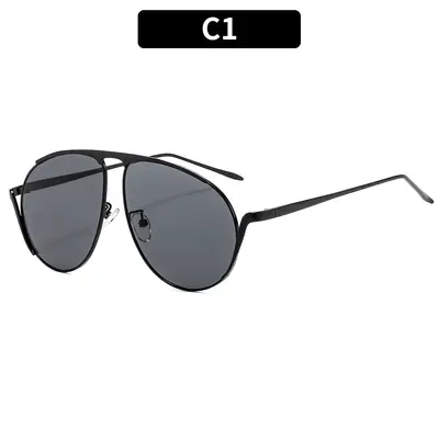 Large Frame Toad Sunglasses, UV Protection, Summer Style - 6