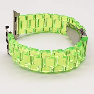 Transparent Resin Watch Strap for Apple Watch 11/12, Compatible with iWatch 8/9/10 - 13