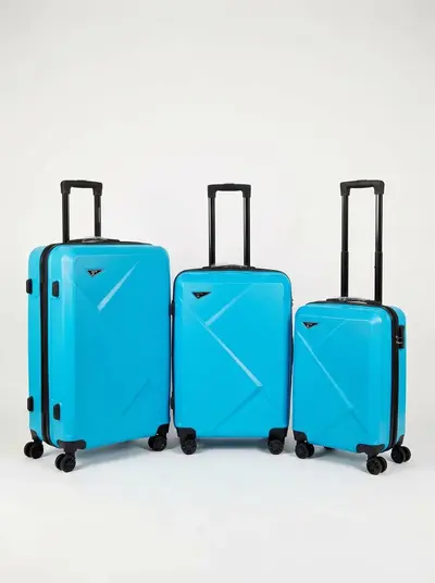 Trolley Suitcase 3-Piece Set, 20/24/28 inch, Single Zipper - 9