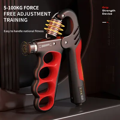 Elektronik sayma kavrama gücü cihazı kol gücü fitness cihazı rehabilitasyon eğitimi egzersiz beş parmak kavrama gücü cihazı toptan