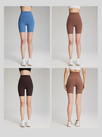 Women's High-Waisted Three-Quarter Leggings, Antibacterial Butt-Lifting - 5