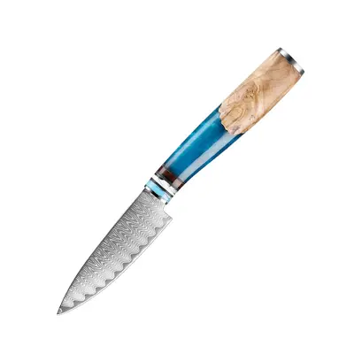 Chef knife set VG10 steel Damascus pattern - 7