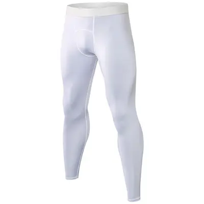 Men's Compression Fitness Long Pants, Quick-Dry, Breathable, Stretch - 7