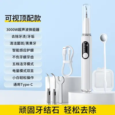 Ultrasonic dental scaler, tartar remover, portable