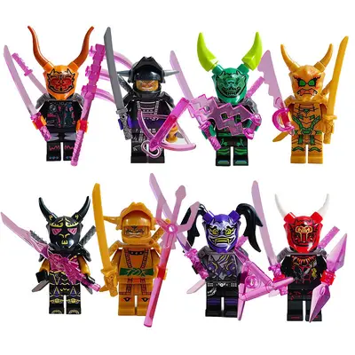 LEGO-Compatible Minifigure Lloyd Ninja with Motorcycle - 11