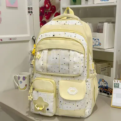 Lightweight Large Capacity School Backpack for Grades 5-6 - 11