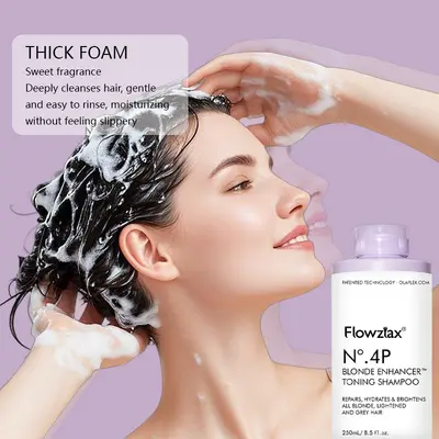 Lila Tönungsshampoo mit Blondverstärker - 3