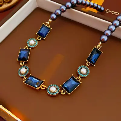 Perlenkette, Vintage-Design - 10
