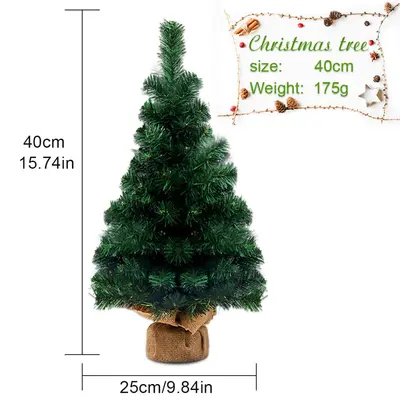 60 cm Bare Christmas Tree Desktop Mini Ornament - 7