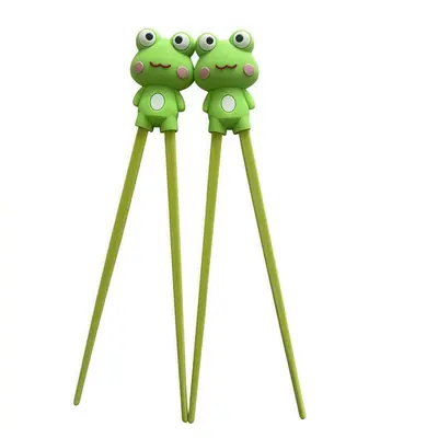 Silikon-Übungsstäbchen für Kinder, Daumenstütze, mit Rückstellfunktion - 8