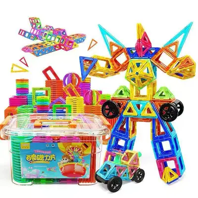 Large Magnetic Building Blocks Set, Educational Toy for Kids - 6