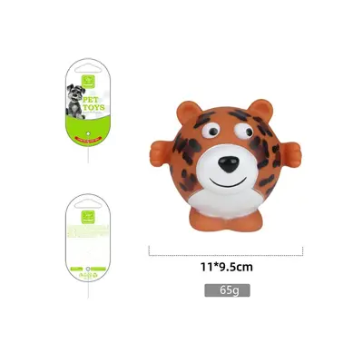 Nunbell Cute Animal Vinyl Dog Toy, Squeaker, Durable - 10