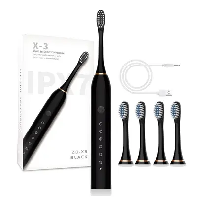 Adult Electric Toothbrush Gift Set, Soft Bristles, Rechargeable - 9