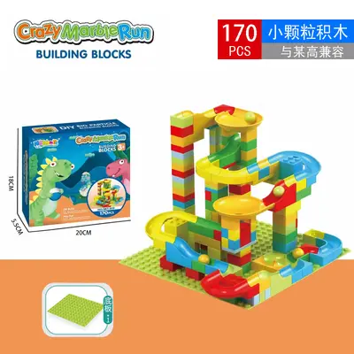 Intelligence Toy for Boys Aged 3-6, Small Parts Building Blocks with Slide - 13