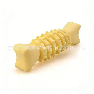 TPR Fish Bone Dog Chew Toy, Molar Stick - 11