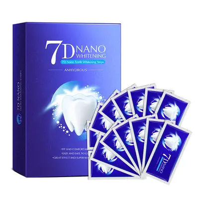 Enzyme Teeth Whitening Strips, Stain Removal, Fresh Breath - 6