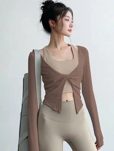 Women's Autumn Long-Sleeve Yoga Set, 2025 Style