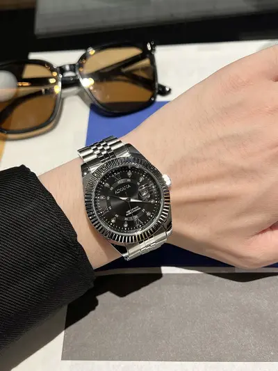 AIMANA Herrenuhr Edelstahl Quarz-Armbanduhr - 7